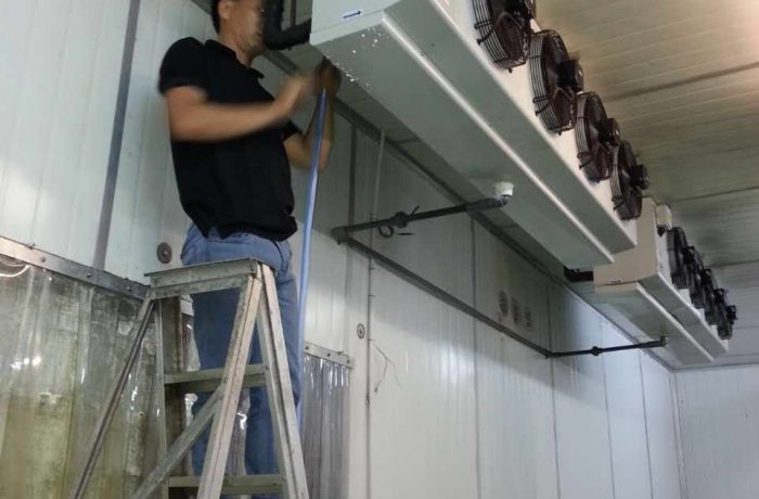 chemical wash fan coil blower evaporator