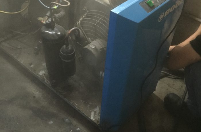 Servicing of air dryer